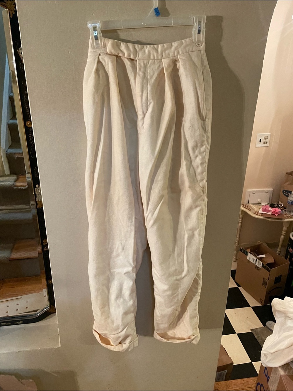 Vintage 90s Ralph Lauren Cream colored dress pants